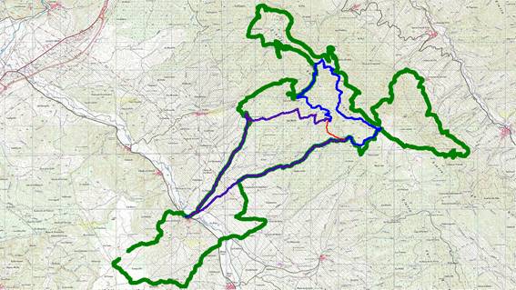 tres recorridos
